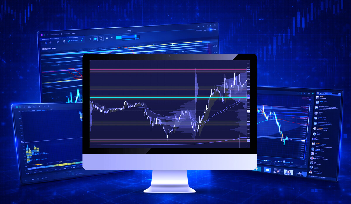 TradeNeon Software-Umgebung: Level of Interest, Bookmap und ATAS in der Daytrading-Ausbildung